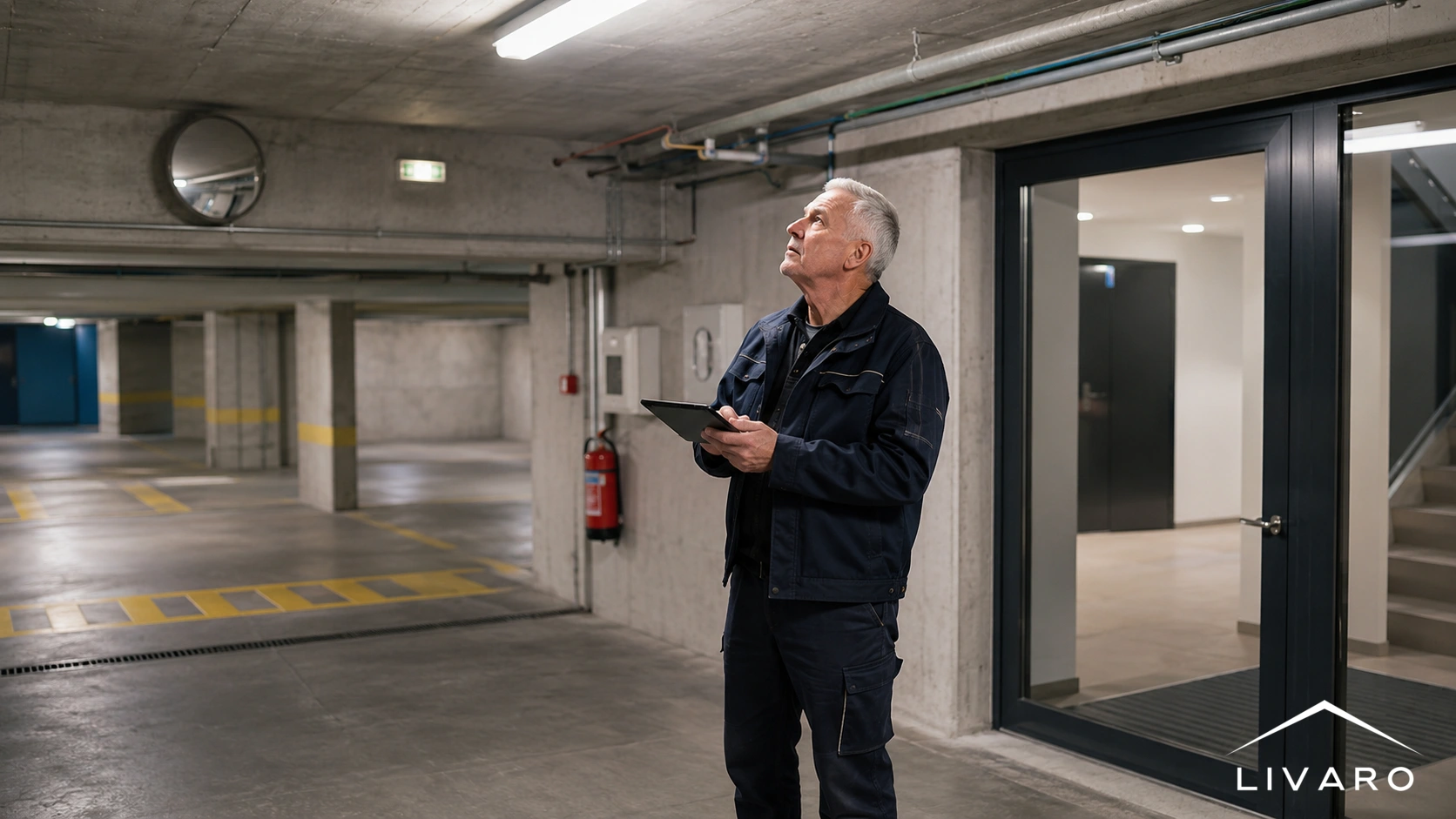 Livaro Hauswartung – Kontrollgang durch die Liegenschaft