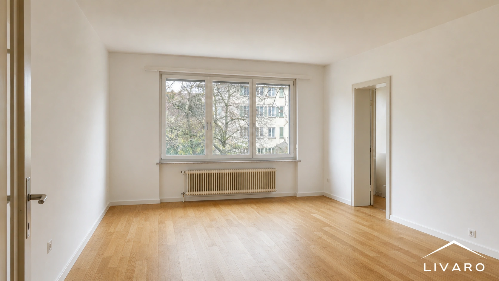 Wohnraum vor der Renovation