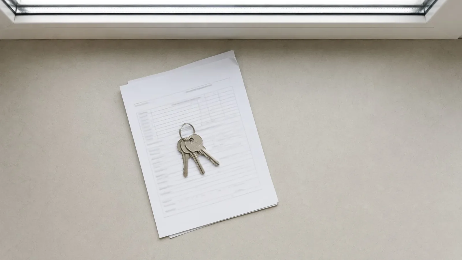 Wohnungsschlüssel und Übergabeprotokoll bei der Wohnungsübergabe